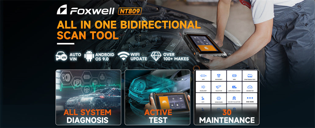 OBD2 Scanner with Bidirectional Controls