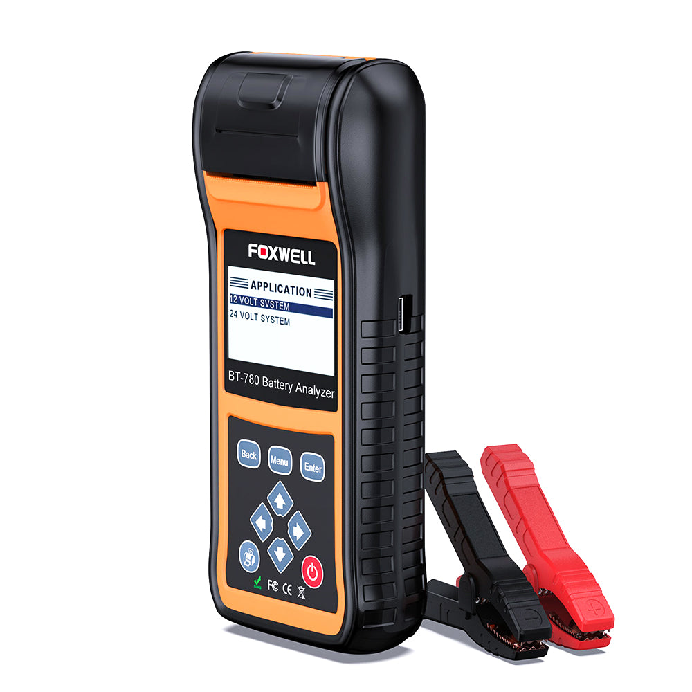 Foxwell BT780 Battery Analyzer Supports Start-Stop System Test With Built-in Thermal Printer - Foxwell Diag