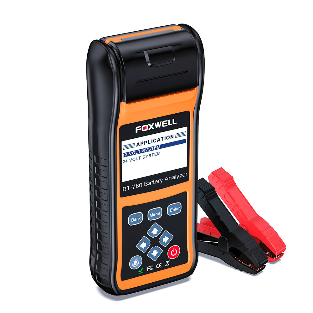 Foxwell BT780 Battery Analyzer Supports Start-Stop System Test With Built-in Thermal Printer - Foxwell Diag