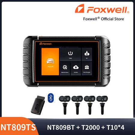 Foxwell NT809TS Bi-Directional OBD2 Diagnostic Scanner and